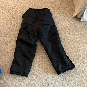 Kids black ski pants size 8